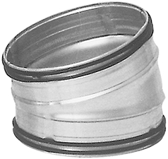 Lindab Safe Coude 15° avec joint 224 mm