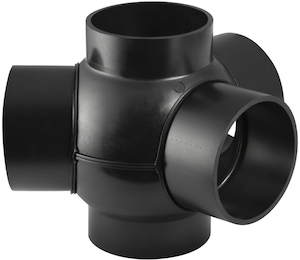 Geberit Embranchement multiple 3 parties 135° 125/110 mm